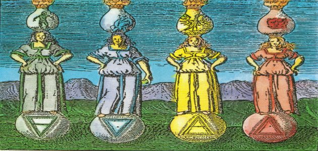 Os quatro elementos: características e combinações