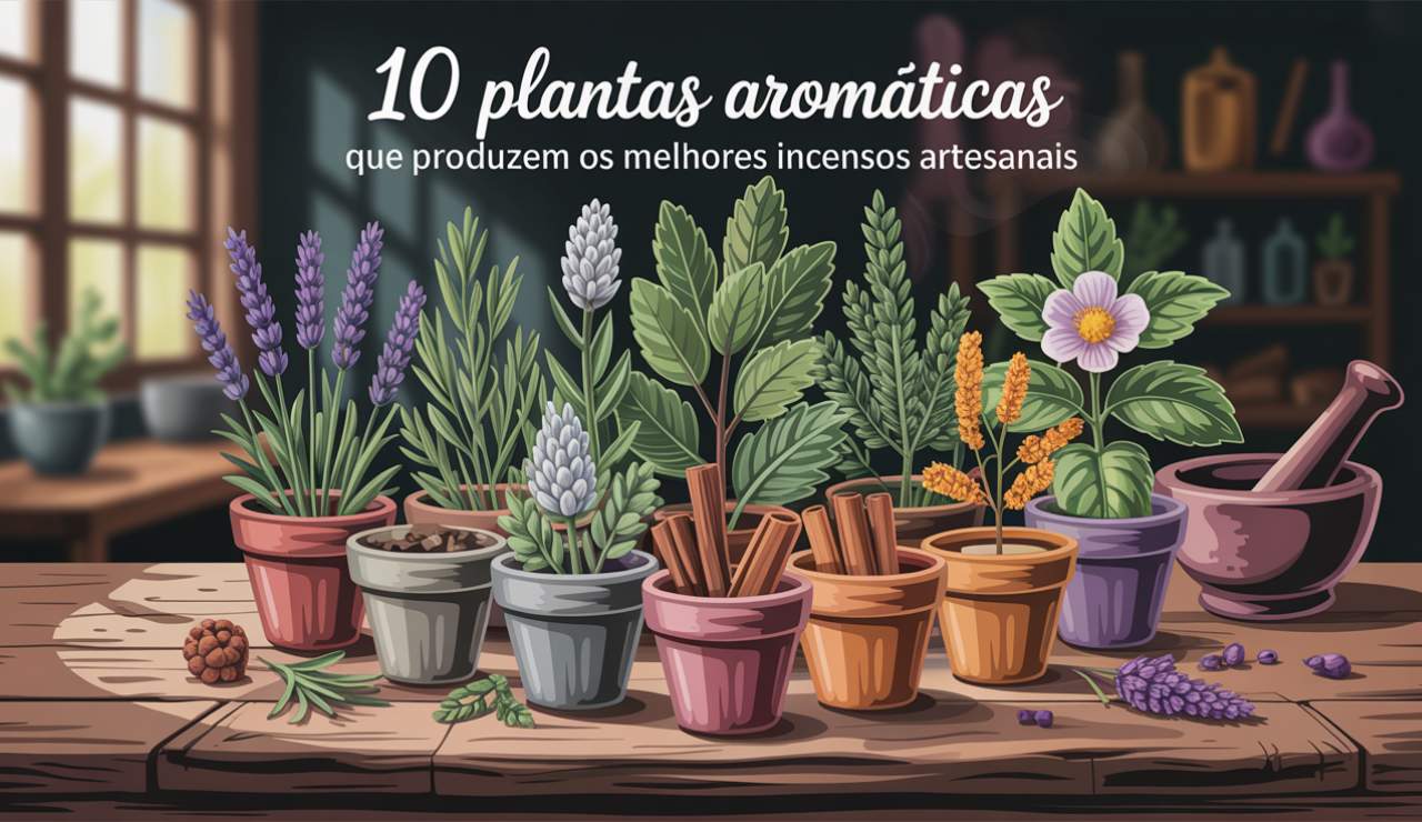 10 Plantas Aromáticas que Produzem os Melhores Incensos Artesanais